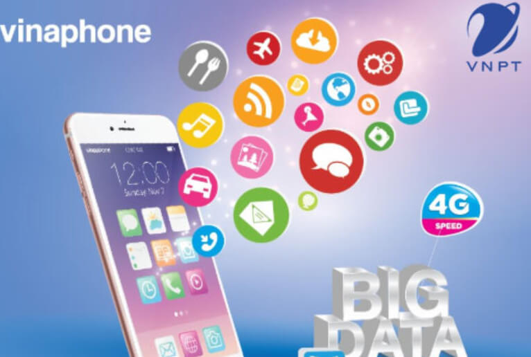 Gói 4G Vinaphone Big Data với dung lượng data khủng