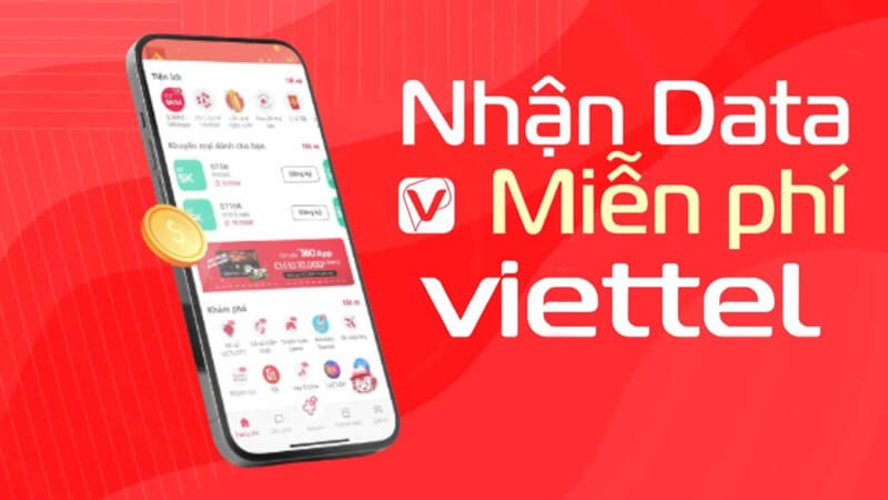 Nhận data miễn phí truy cập mạng cho thuê bao Viettel